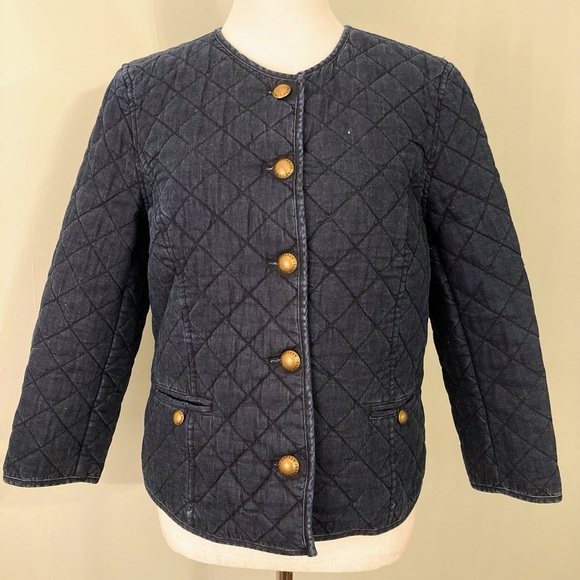 Ralph Lauren Jackets & Blazers - Ralph Lauren Jeans Dark Wash Quilted Denim Jacket